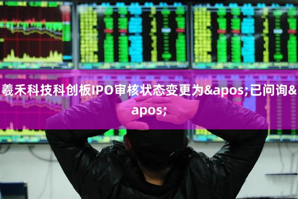 羲禾科技科创板IPO审核状态变更为'已问询'