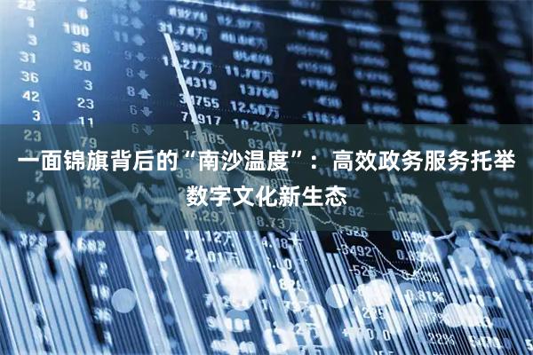 一面锦旗背后的“南沙温度”：高效政务服务托举数字文化新生态